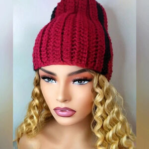 Handmade College Football Inspired Fan Fashion Crochet Hat Beanie Scarf …